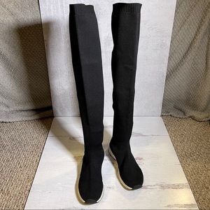 Zara Basic Extra Long Sport Sock Sneaker Boot